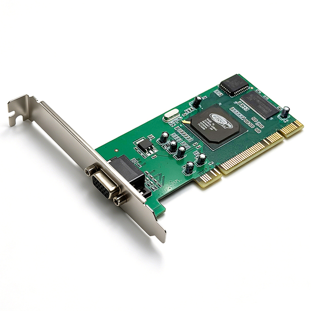 PCI to VGA Graphics Card ATI Rage XL 8MB Desk-Drawer Graphics Card for Desktop Computers