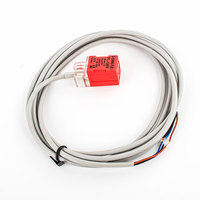DOMENZI PL-05N1 Capteur de proximité inductif NPN NO 5mm Trois fils 10 à 30 VDC Capteur de détection métallique carré rouge