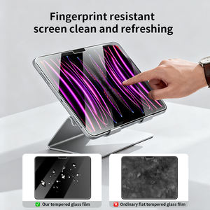 อุปกรณ์ป้องกันหน้าจอกระจกเทมเปอร์ใส HD สำหรับ <span class=keywords><strong>iPad</strong></span> Air 5กันแสงสีฟ้าป้องกันลายนิ้วมือปกป้องเต็มขอบถึงขอบ - Product Image 4