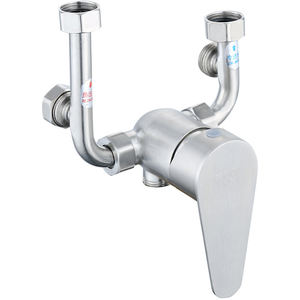 Ensemble de mitigeur en U en acier inoxydable 201, à poignée unique et double commande, pour eau chaude et froide, pièces de chauffe-eau électrique - Product Image 2