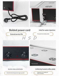 Vaporera Eléctrica Comercial de Sobremesa con Control Preciso de Temperatura, Perfecta para Cocinas Comerciales Concurrientes - Product Image 5