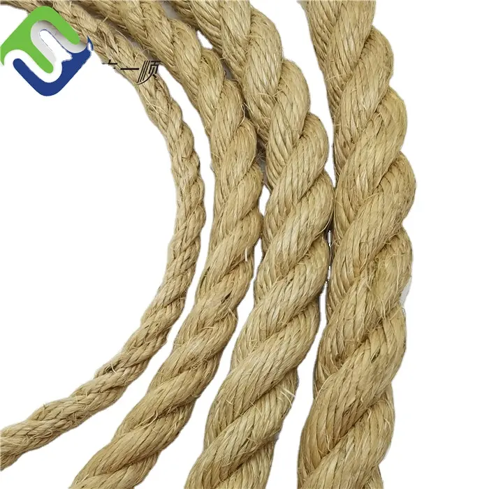 8 mm 100 % 3-strangiges natürliches umweltfreundliches gedrehtes Sisal-Seil zu verkaufen