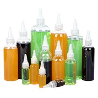 Flacons applicateurs personnalisés pour emballages cosmétiques, pour huile de croissance capillaire, 4 oz (120 ml), flacon distributeur vide, flacon d'huile capillaire de 100 ml avec bouchon