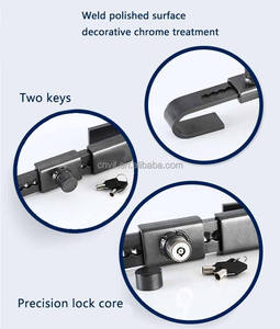 Nouveau cadenas de conteneur d'expédition en acier trempé VITA, 2 clés, sécurité maximale, cadenas de porte pour semi-remorques, conteneurs, 40*8mm - Product Image 5