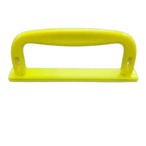 Mango de plástico de caja colorida resistente, color amarillo, 103mm, novedad