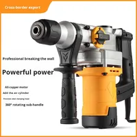 Marteau perforateur rotatif électrique SDS Plus 1200W, moteur tout cuivre, 110V 220V, pour travaux de démolition de béton