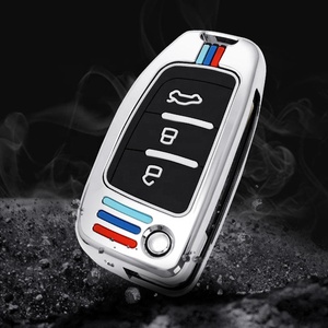 Funda protectora para llave de coche, accesorio de alta <span class=keywords><strong>calidad</strong></span>, 3 botones, para Geely Coolray 2003-2012 Atlas Boyue - Product Image 3