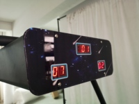 Table de hockey sur air d'arcade Lifang personnalisée à monnayeur, machine de jeu multiple UFO pour parc d'attractions avec compteur de score électronique, à vendre