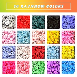 Kit de Bricolage 2024 FBA : Perles en Argile Souple, Perles Acryliques Lettres, Perles de Rocaille – Coffret de Création de Bijoux Faits Main pour Enfants - Product Image 2