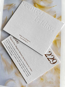 Cartes de voeux OEM colorées Carte de remerciement de cadeau de fleur de luxe en papier spécial personnalisé vierge - Product Image 3