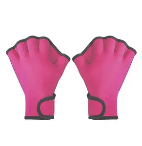 Comfortabele Zwarte Handschoenen Op Maat 4 Mm Neopreen Waterdichte Sport Zwemhandschoenen Met Zwemvliezen Wave Handvinnen Nieuwe Aankomst Zwemvliezen