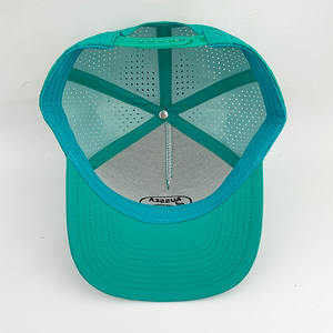 หมวกกอล์ฟผู้ชาย 5 แผง ปักลายเอง คุณภาพพรีเมียม สีเขียว กันน้ำ หมวกเบสบอลแบบ Snapback สำหรับวิ่ง - Product Image 3