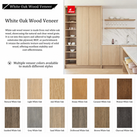 Armoire de cuisine Alland en chêne blanc scié de haute qualité avec plan de travail et crédence en quartzite