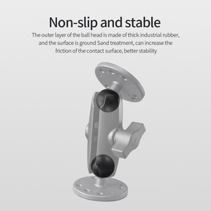 Bus Positioning Navigation Equipment Bracket 9cm Double <b>Socket</b> Arm 1 Inch Ball Head Truck GPS Bracket - Product Image 3