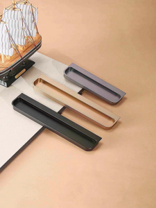 Hiện đại Inset xử lý cho cửa trượt giấu giấu Fastener vô hình tủ đồ nội thất phần cứng cho ngăn kéo nhà bếp - Product Image 5