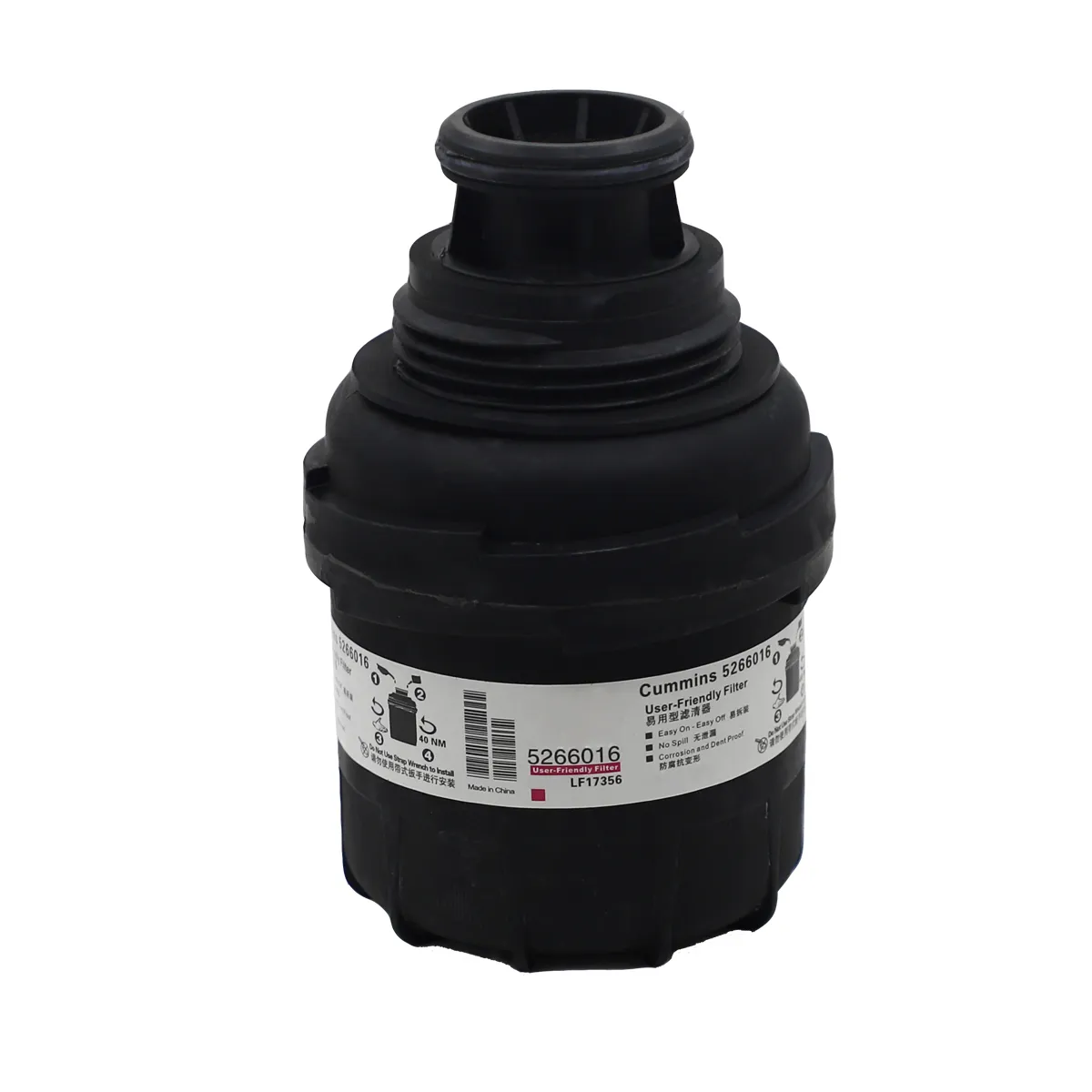 Diesel Water Separate Fuel Filter LF17356 For Fleetguard 5266016
