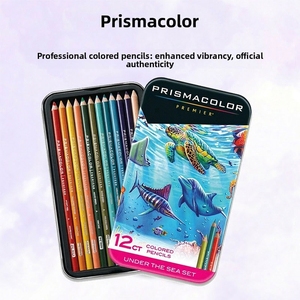 Prismacolor Thunderbolt Horse Water World Color Series, ensemble de crayons et pinceaux professionnels pour artistes, emballage en boîte en fer - Product Image 2