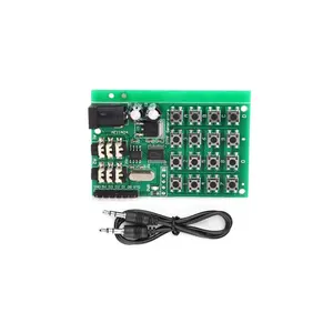 Taidacent AE11A04 DTMF Tone Generator Module 5~24VDC Audio Voice Dual Encode DTMF Kepad DTMF Tone Detector for Dialing Keyboard