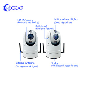 2MP CMOS PTZ Dome Camera Wide Angle 360 Rotation IP66 Waterproof for Network IR Night Vision Two-Way Audio for Security - Product Image 5