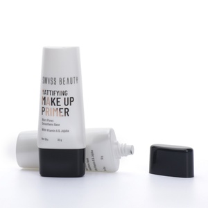 Wholesale Custom 30ml <b>Plastic</b> Cosmetic Oval <b>Tubes</b> for Make up Primer - Product Image 2