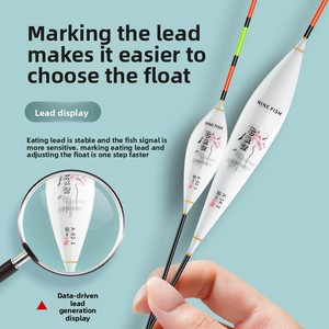 Flotador de Pesca TRY&V Nano-Float de Alta Sensibilidad, Vertical, para Carpa y Carasúas, Extra Grueso y Altamente Visible - Product Image 2
