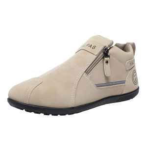 Chaussures de travail décontractées en cuir PU imperméables et antidérapantes à bout large, tendance printemps, pour hommes, vente en gros, personnalisables - Product Image 4