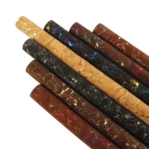 Infocork Fabriek Direct-0.8-1Mm Dik Regenboogkleurige Veganistische Kurk Voor Cosmetische Tassen | Waterdicht En Lasergraveerbaar - Product Image 5