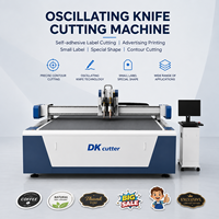 Oscillerende messen snijmachine voor zelfklevende etiketten, reclameprint, kleine etiketten, speciale vormen en contour snijden