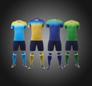 Pabrik seragam sepak bola grosir Jersey sepak bola seragam sepak bola kustom T Shirt murah Set Jersey sepak bola pria Jersey sepak bola - Product Image 2