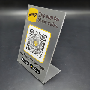 ป้ายแสดงรหัส <span class=keywords><strong>QR</strong></span> อะคริลิกสำหรับแอพสโตร์ดาวน์โหลด Google <span class=keywords><strong>Store</strong></span> การพิมพ์ยูวี - Product Image 1