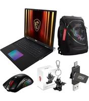 Ordinateur portable de jeu MSI Raider GE78 HX 17,3 pouces QHD+ 240 Hz, Core I9-13980HX, 64 Go DDR6, prix imbattable