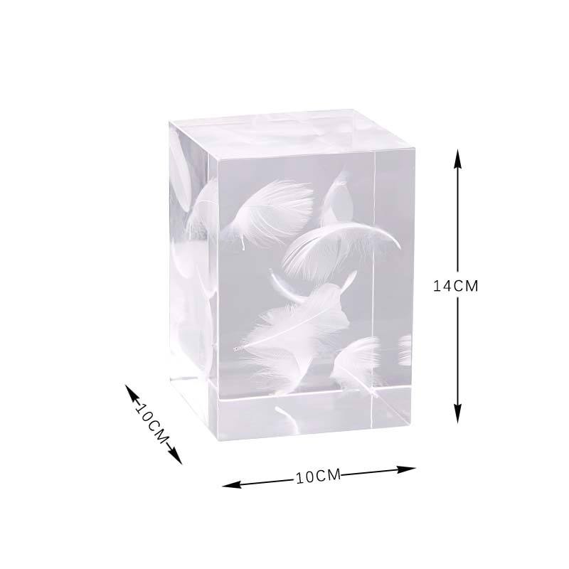 Feather ornament 14cm