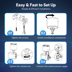 माइमेट आसानी से स्थापित सतह माउंटेड कैमरा, टूल-फ्री सीलिंग माउंट, लैंप-संचालित 24/7 निगरानी, माई मोशन फिल्टर और ऑडियो - Product Image 6