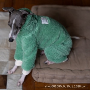 Vêtements chauds double face en polaire pour l'automne et l'hiver, pour Chiens de Chasse Italiens, Whippets, Bellington Terriers, à col montant - Product Image 3