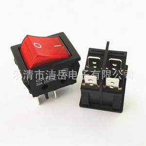 Interruptor basculante KCD4 16A 250V 28x22mm ON-OFF con terminal de tornillo, retardante de llama, IP21 para máquinas de soldar - Product Image 2