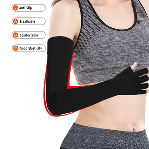 Manicotti a compressione per <span class=keywords><strong>braccia</strong></span> a punta aperta, traspiranti, unisex, a pressione graduata, per sollievo dal linfedema e uso multisport - Product Image 3