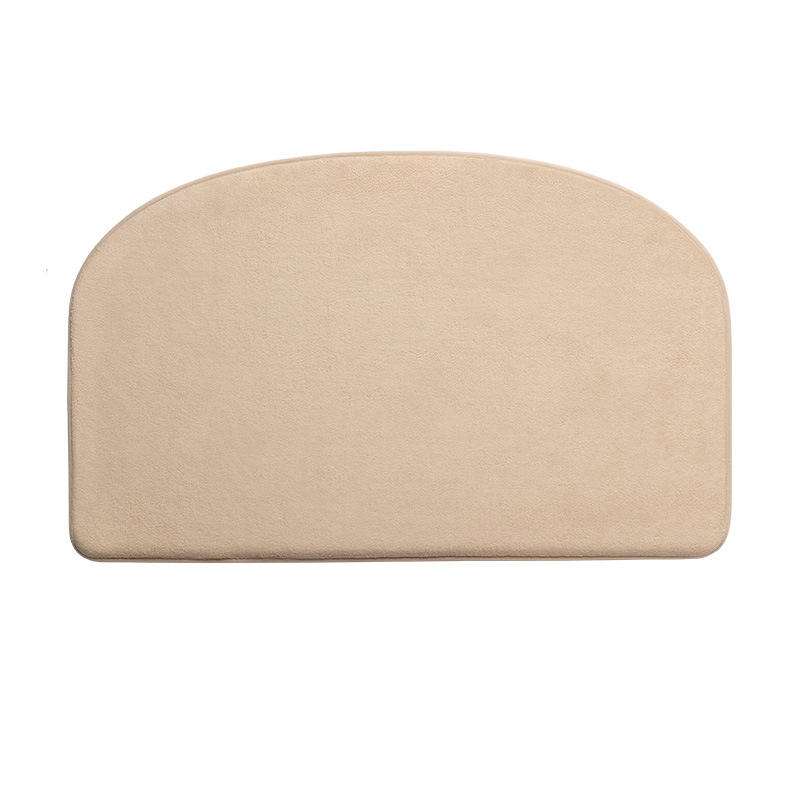 Memory Foam Bathroom Mat - Minimalist Unmarked Beige