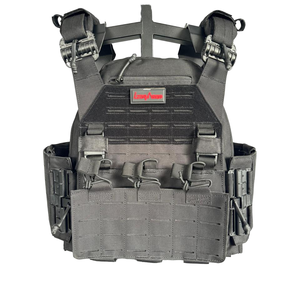 Gilet Tattico a Sgancio Rapido con Protezione Corporea Taglio Laser, Porta Piastre Molle, Attrezzatura Tattica per Difesa Personale - Product Image 1
