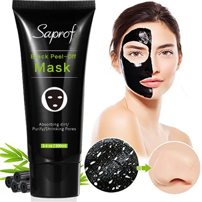 Facial Zwarte Bamboe Houtskool Porie Diepe Reiniging Comedondrukker Peel Off Facial
