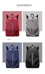 Sac à dos unisexe élégant et confortable, avec fermeture éclair étanche et doublure en polyester, pour commande en gros (RTS) - Product Image 2