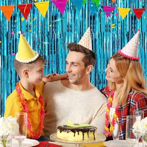 <span class=keywords><strong>Rideau</strong></span> à franges en feuille de <span class=keywords><strong>plastique</strong></span> brillant en gros 2m*1m Couleur personnalisée - Product Image 1