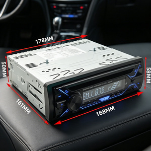 เครื่องเล่น MP3 ในรถยนต์แบบ 1 Din ยูนิเวอร์แซล พร้อมระบบแฮนด์ฟรี วิทยุ FM ช่อง USB SD รองรับไฟ 12V 24V - Product Image 4