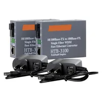 Convertidor de Medios de Fibra Óptica 10/100M HTB-3100 Netlink 25km A/B SC/RJ45 con Certificación RoHS