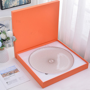 Vente en gros d'assiettes en céramique de 16 pouces coffrets cadeaux plateaux multifonctionnels de fête d'hôtel - Product Image 2