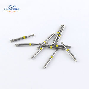 Высокоскоростная Алмазная дрель Huacera, комплект BR-R31EF зубного шлифования, грушевидные полировки зубов для стоматологической турбинной техники - Product Image 4