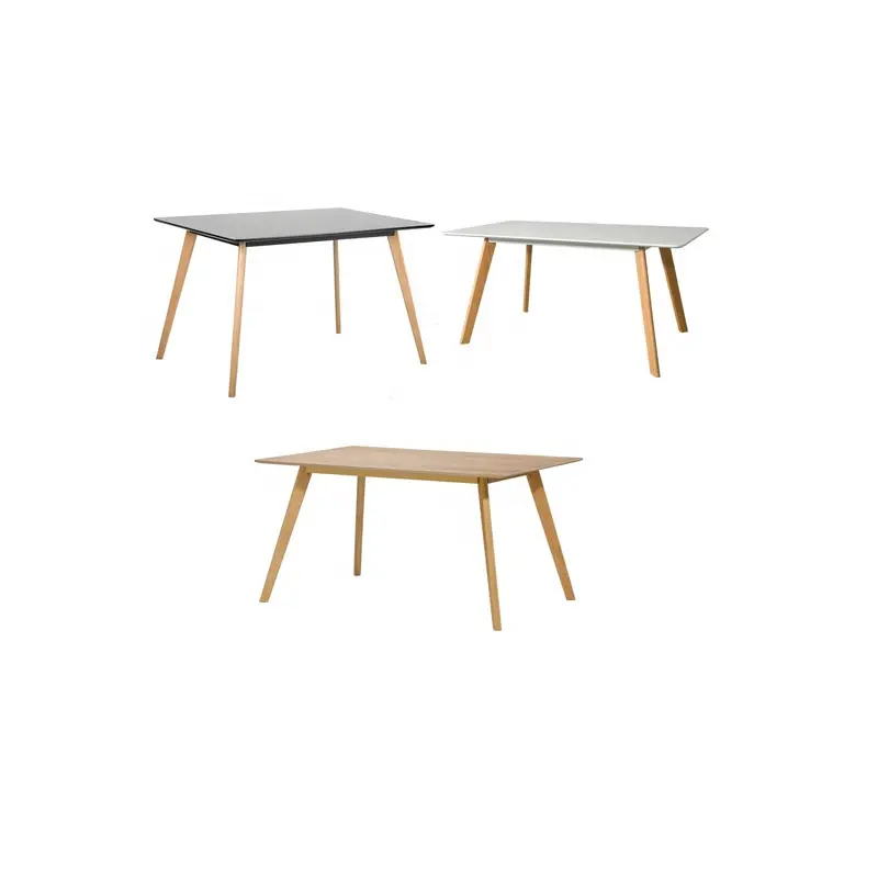ミニマリストダイニングテーブル木製テーブルmdf長方形木製コーヒーテーブル
