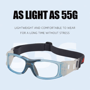 फैक्टरी बिक्री कस्टम संरक्षण पर्चे आउटडोर खेल चश्मा बास्केटबॉल काले चश्मे - Product Image 5