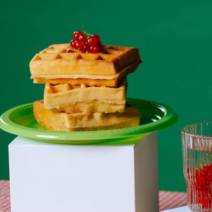 Tùy chỉnh Waffle <span class=keywords><strong>maker</strong></span> 18-20 khoang Mini Cookie sô cô la kẹo fondant Baking Silicone khuôn - Product Image 4
