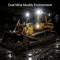 Luz LED Ultra Brillante para Cargadora de Ruedas, para Caterpillar, Komatsu, Volvo, Lámpara de Trabajo para Equipo Pesado, Iluminación para Minería Ip69K
