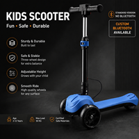 Trottinette électrique pliable et portable pour enfants, batterie au lithium sans balais, étanche, 3 roues, conduite sécurisée pour les enfants
